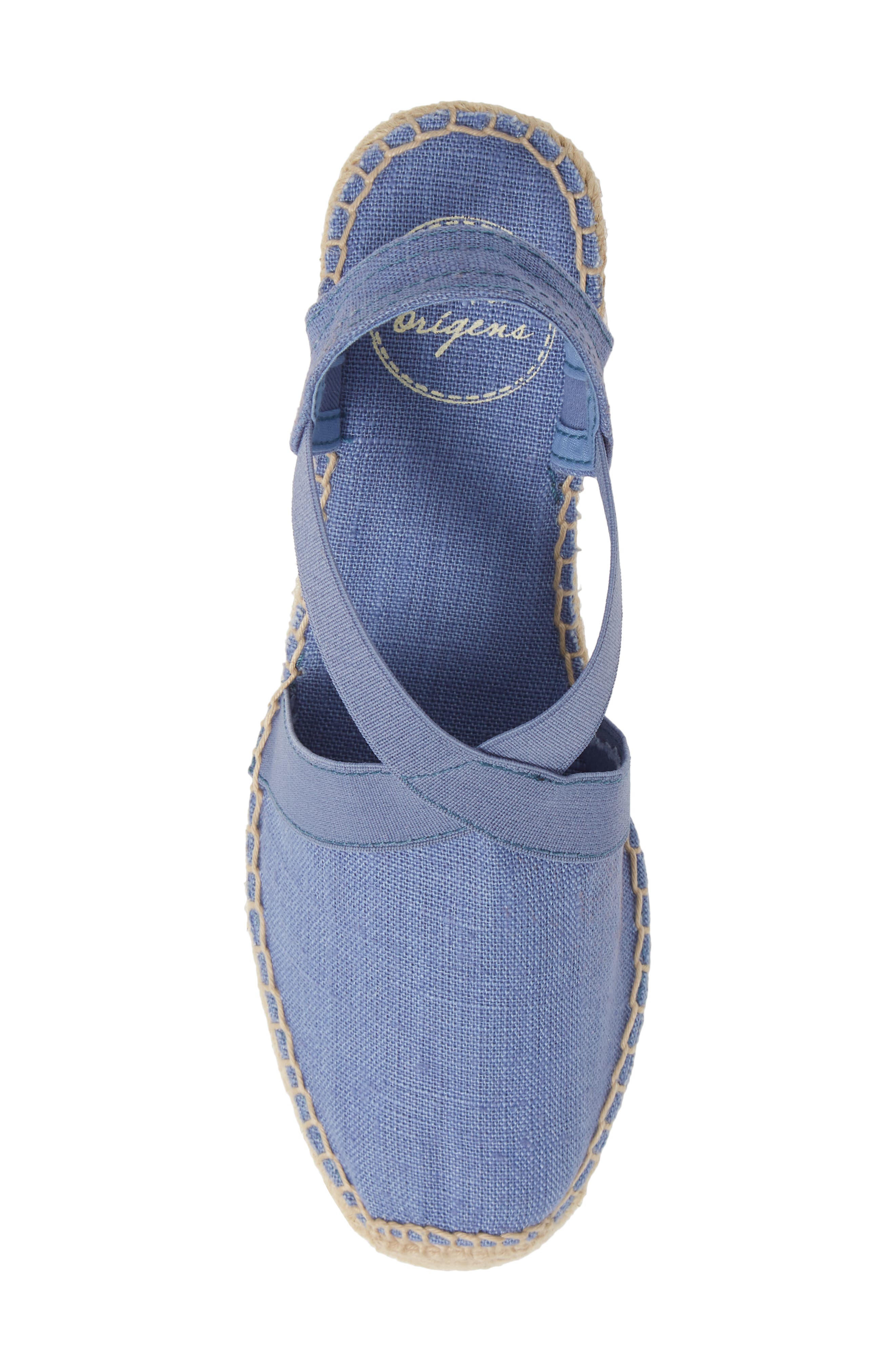 Toni Pons 'Ter' Slingback Espadrille Sandal, Alternate, color, Ultramarine Fabric