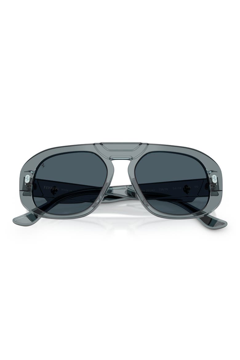 54mm Pillow Sunglasses, Alternate, color, OCEAN / LIGHT BLUE