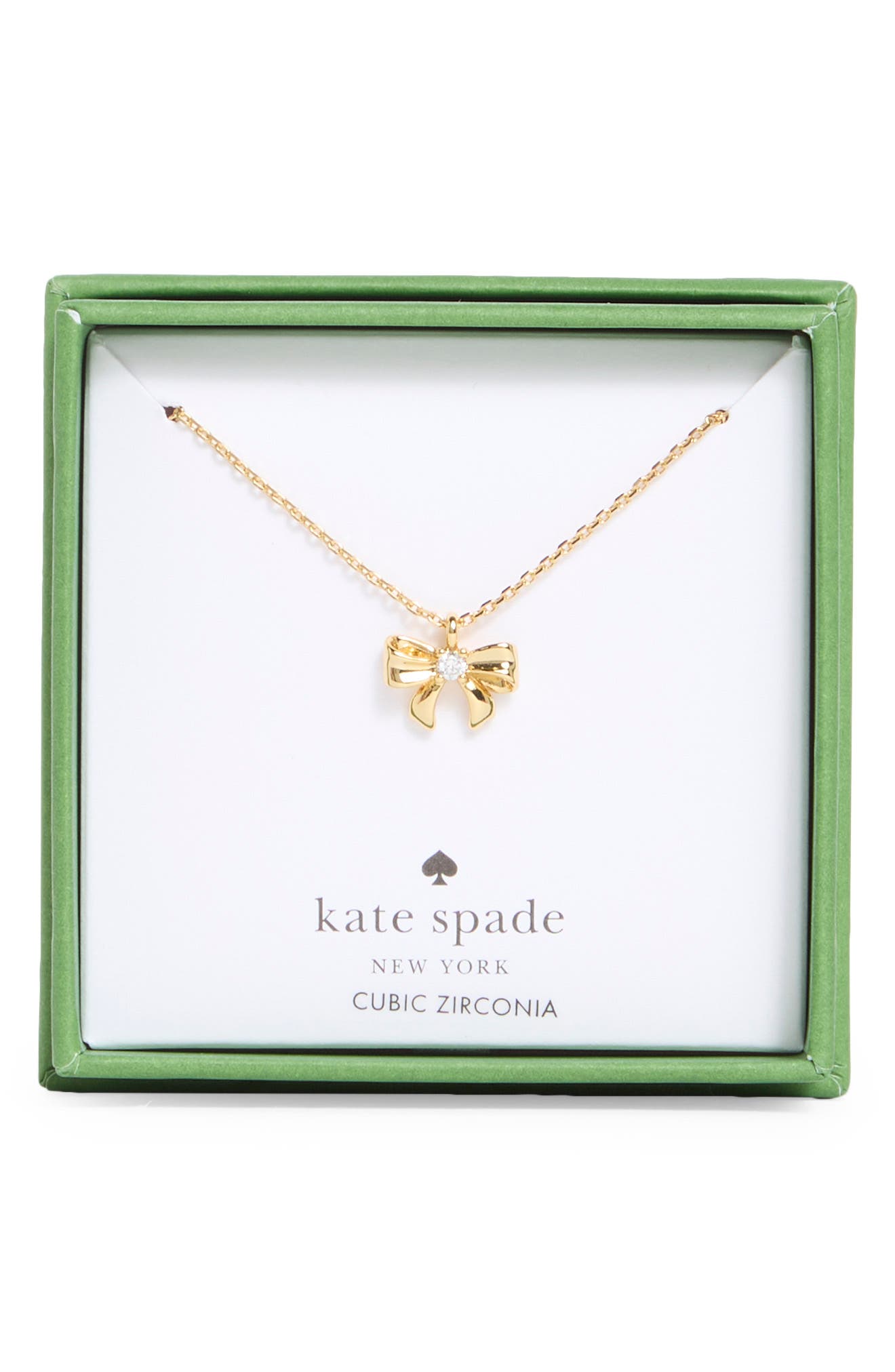 Mini Bow Pendant Necklace