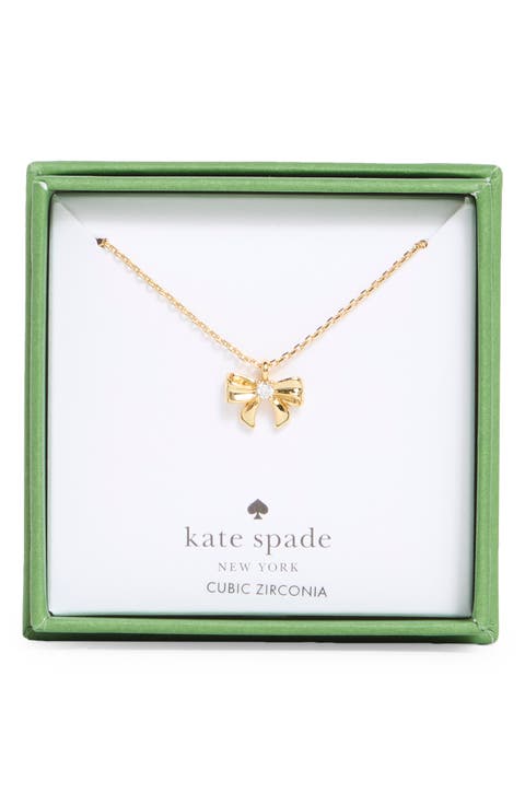 Mini Bow Pendant Necklace