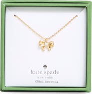 Kate Spade New York Mini Bow Pendant Necklace