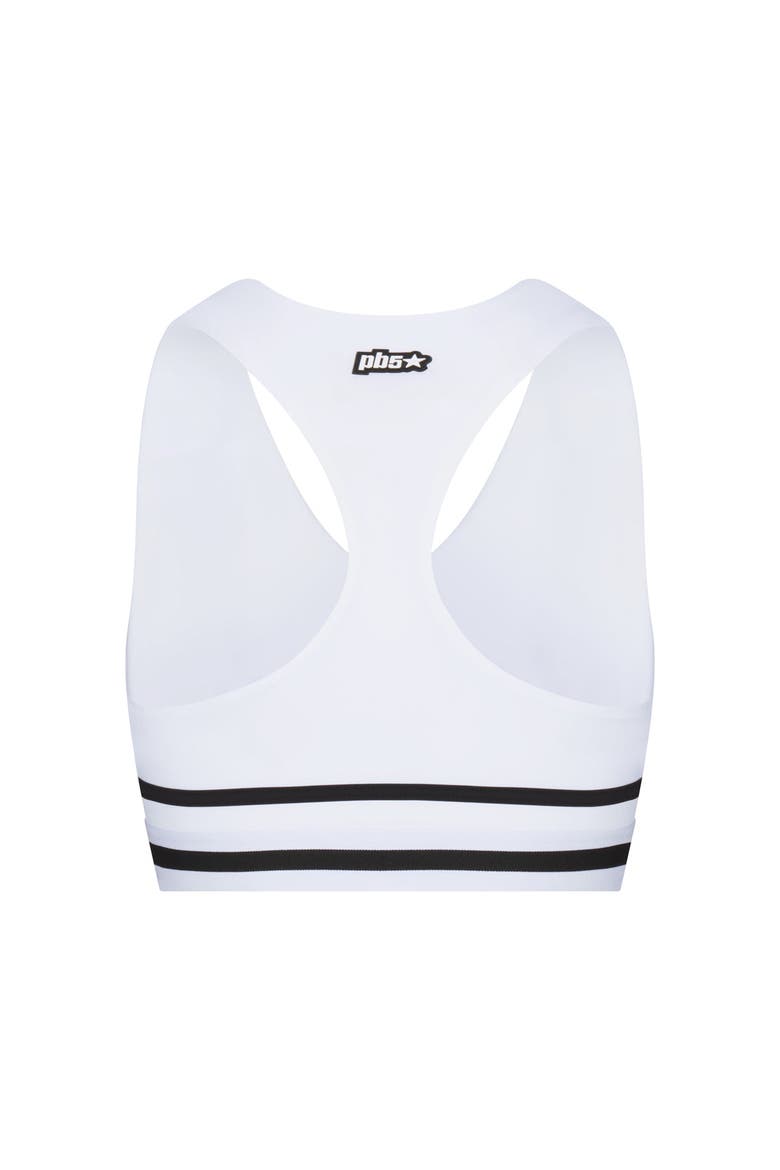 Heritage Bra Top, Alternate, color, White-Black