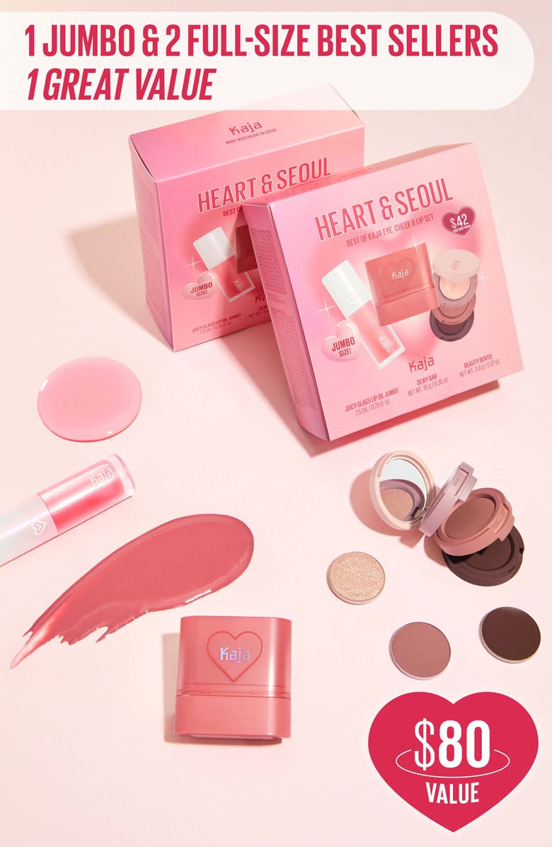 Kaja Heart & Seoul Best of Kaja Eye, Cheek & Lip Set (Limited Edition) $80 Value, Alternate, color, 