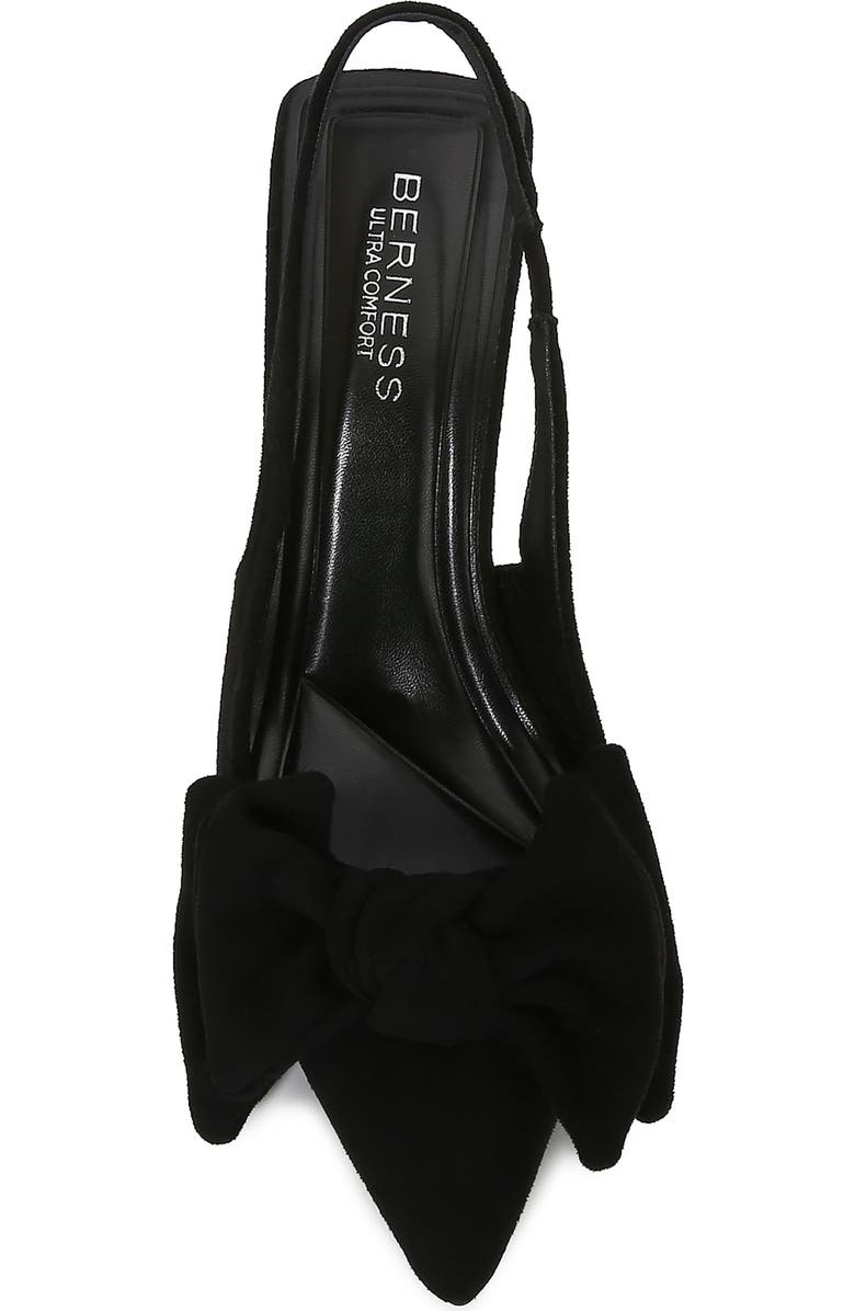 BERNESS Christie Bow Slingback Pump, Alternate, color, Black