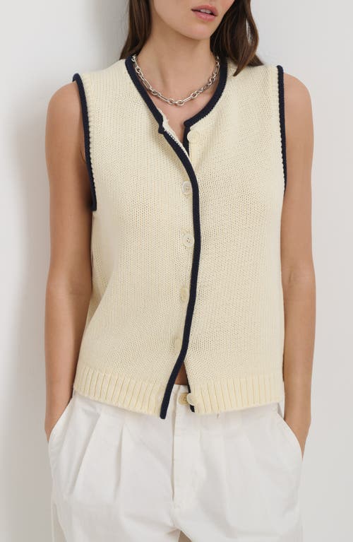 Alex Mill Bridget Tipped Sweater Vest