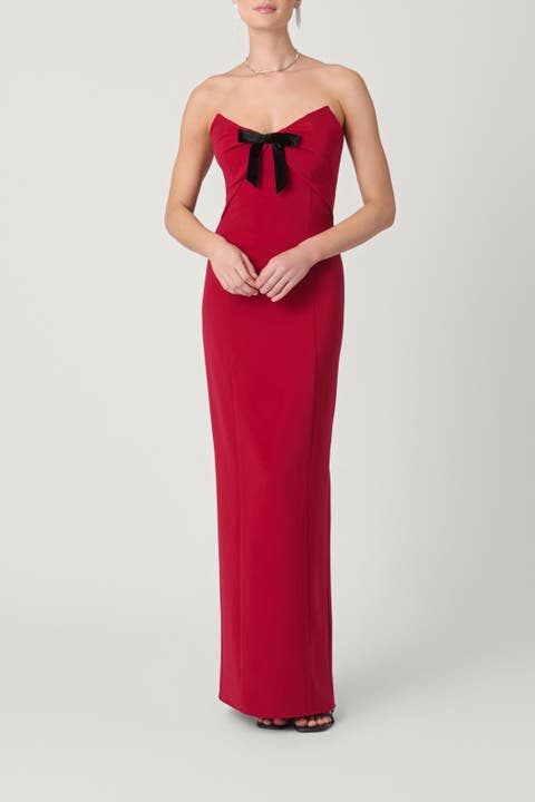 Stretch Crepe Midnight Brielle Dress