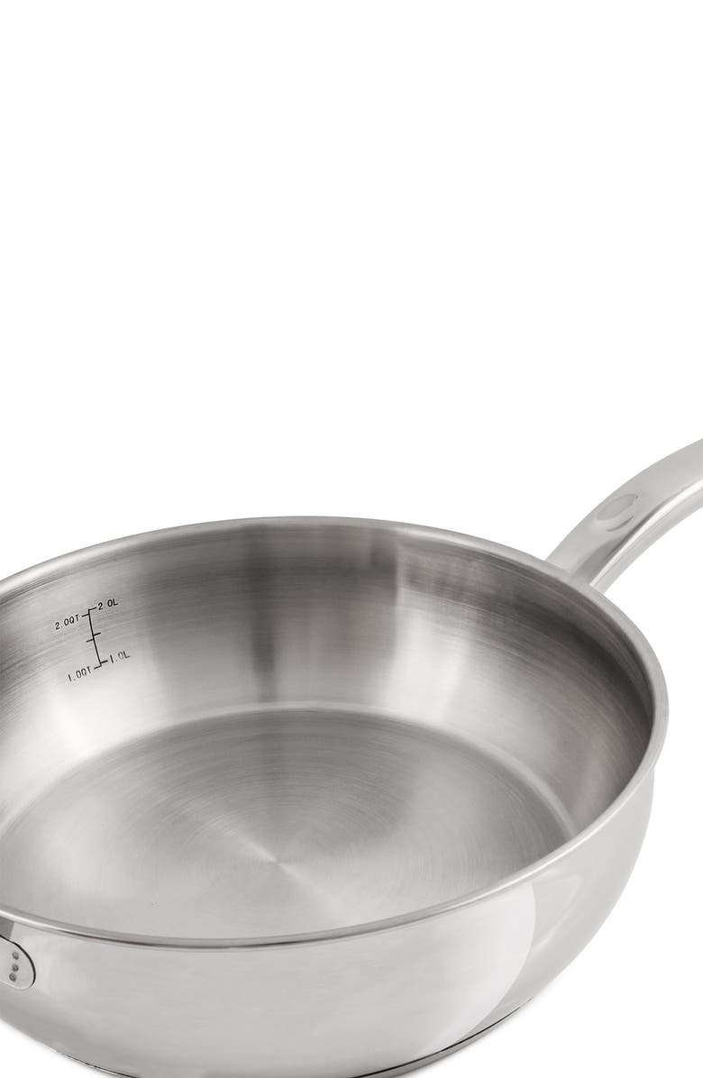 BergHOFF Belly 9.5" Deep Skillet with Lid, Alternate, color, Silver