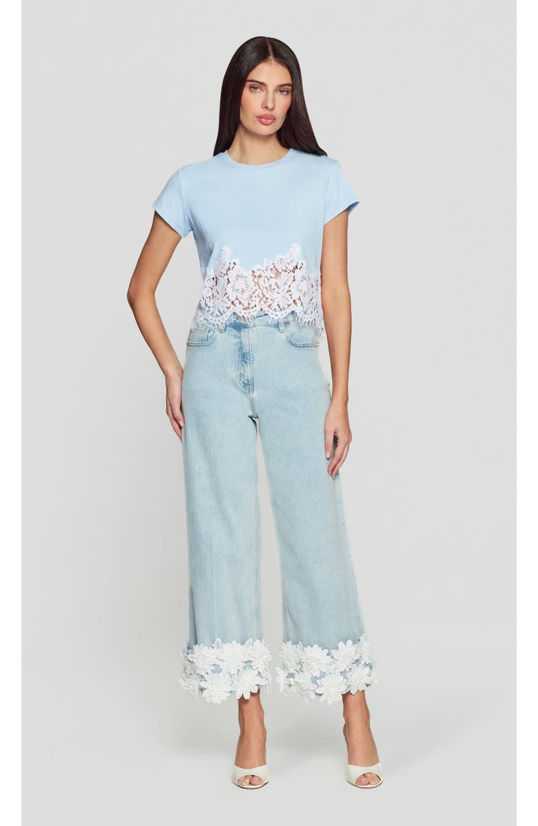 Generation Love Paige Rib Lace Combo Top, Alternate, color, 