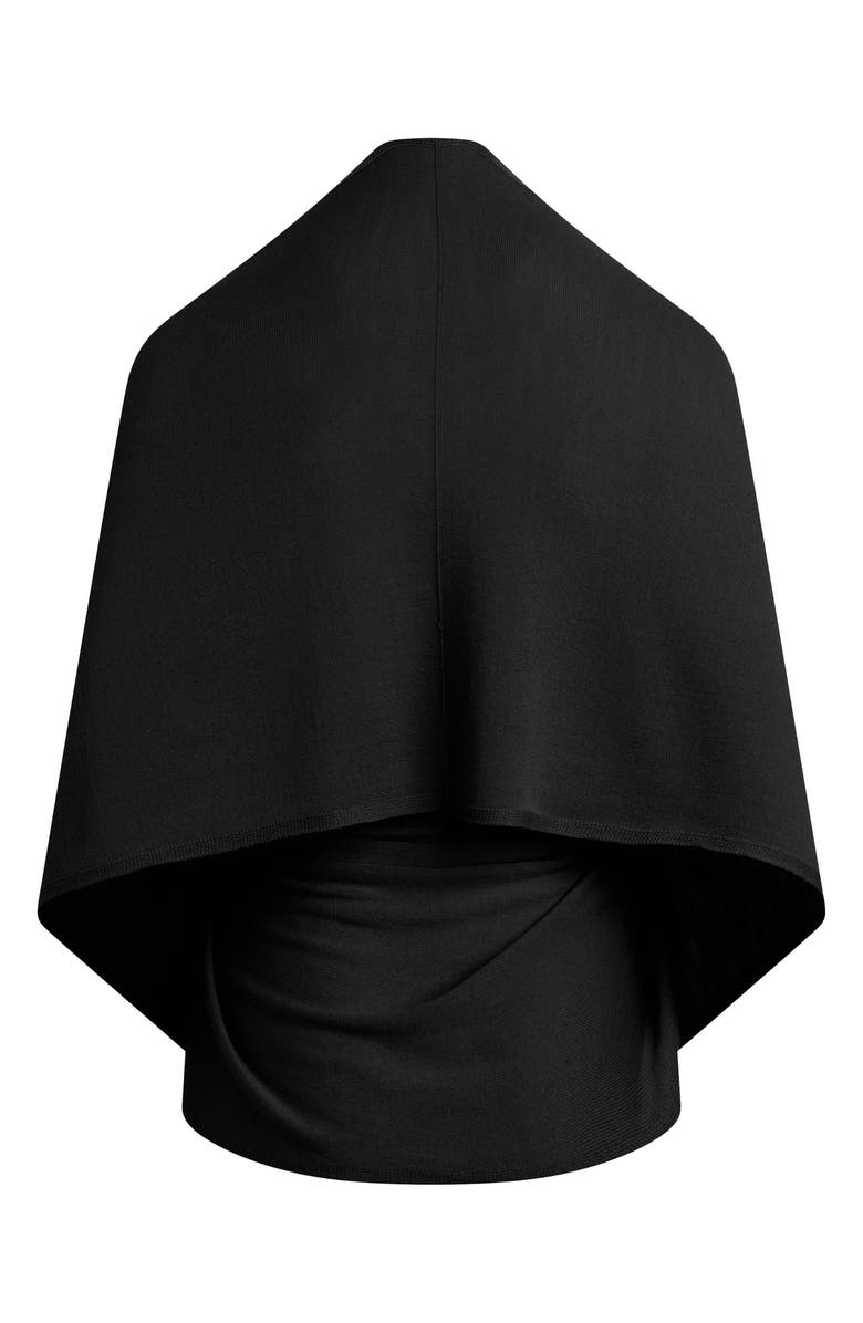 Favorite Daughter The Lightweight Knit Wrap Scarf, Alternate, color, Black