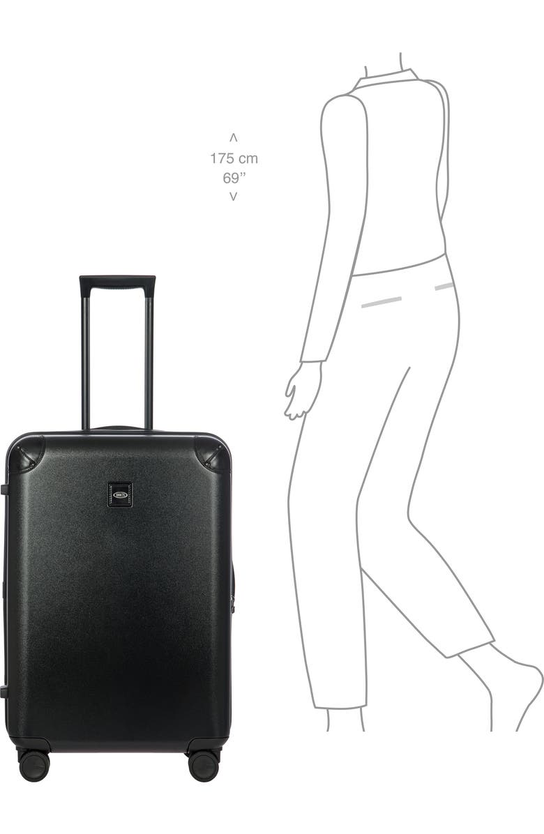 Bric's Amalfi 27" Spinner Suitcase, Alternate, color, Black/ Black