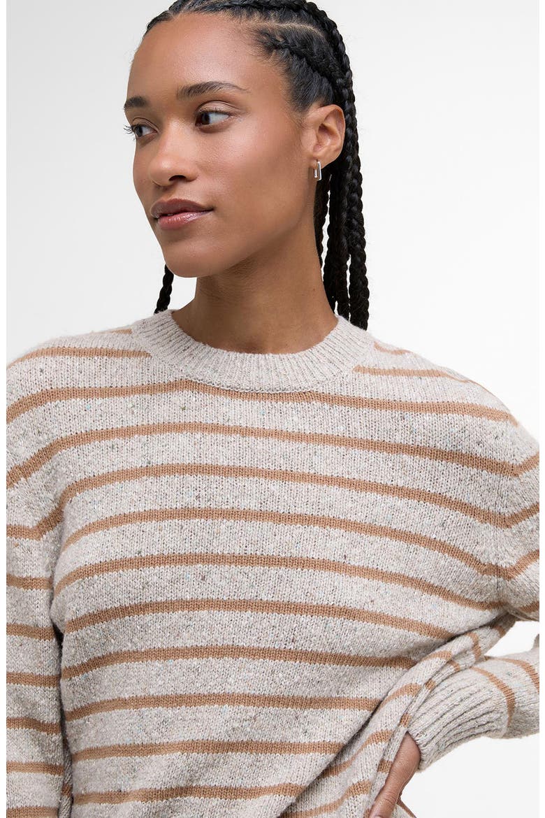 Claydon Stripe Wool Blend Sweater, Alternate, color, OATMEAL STRIPE