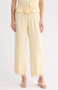 WAYF Lace Trim Pants