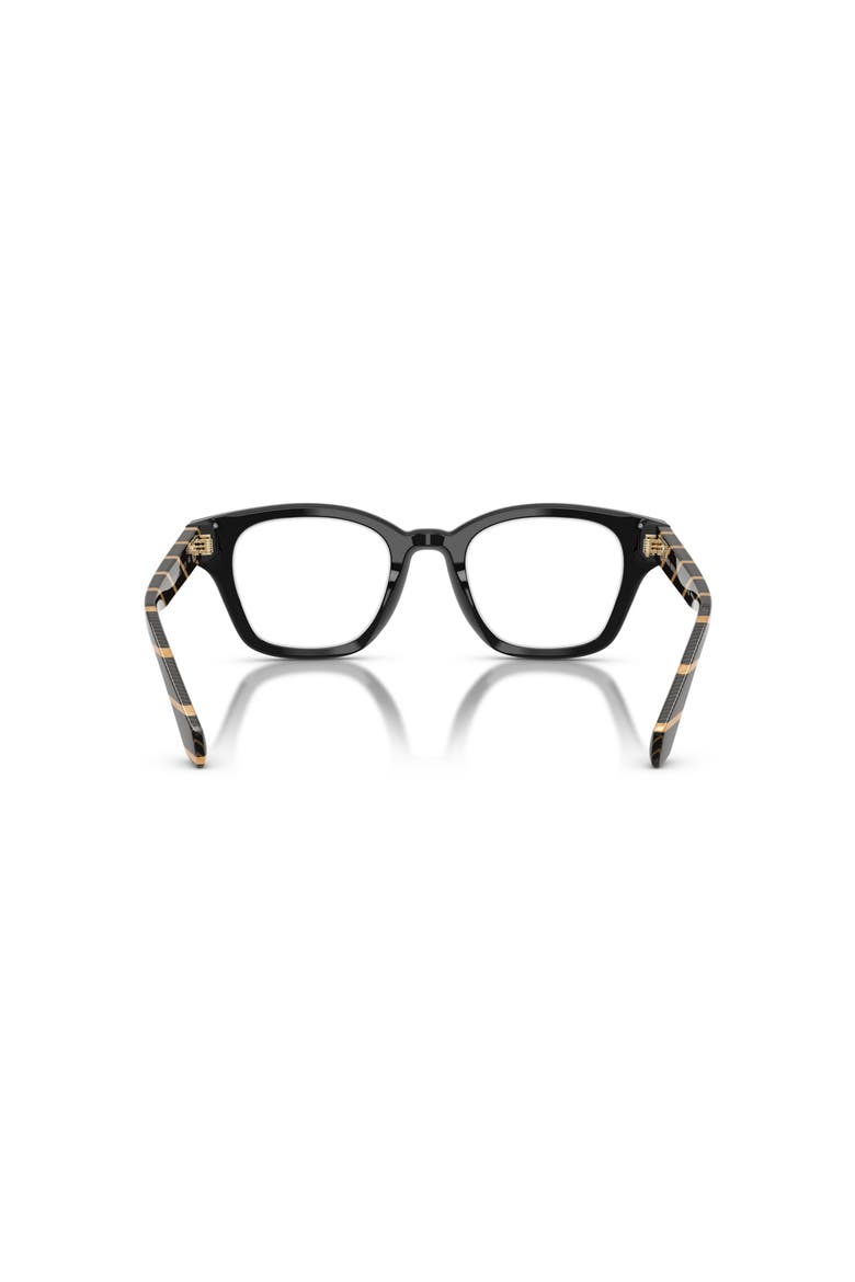 47mm Rectangle optical glasses, Alternate, color, Black