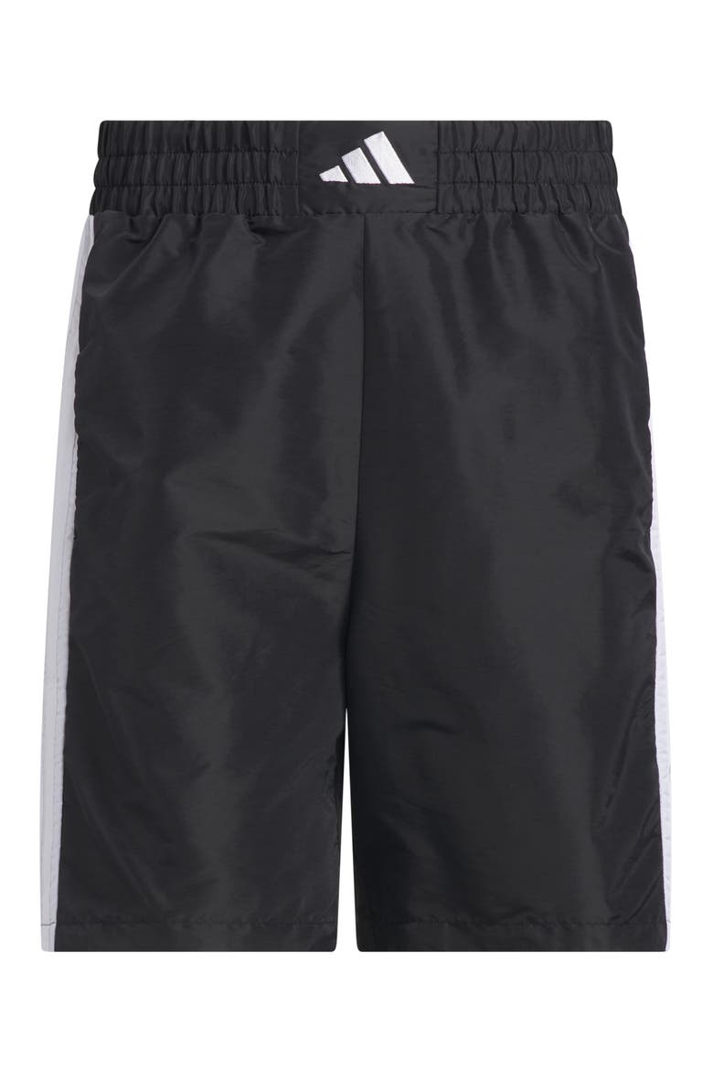3-Stripe Shorts, Alternate, color, BLACK