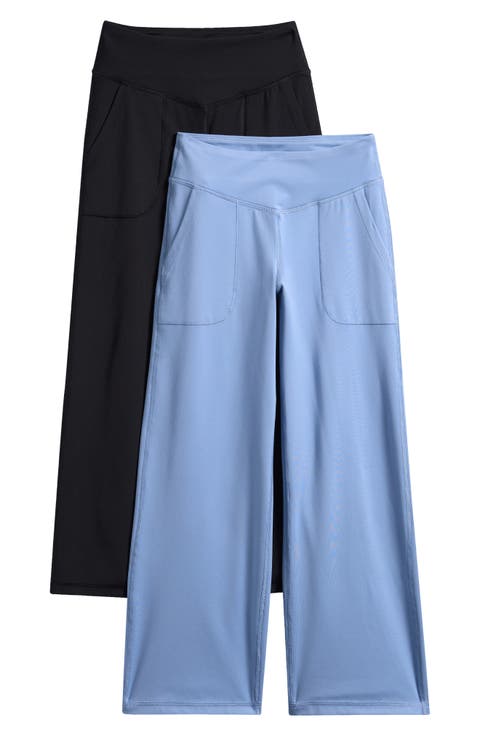Kids' 2-Pack Super Comfy Wide Leg Leggings