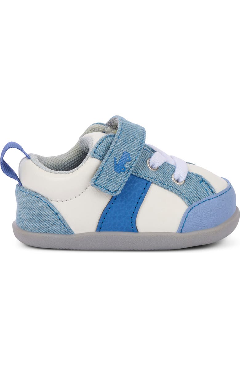See Kai Run Kids' Mini Connor Sneaker, Alternate, color, White/Washed Denim