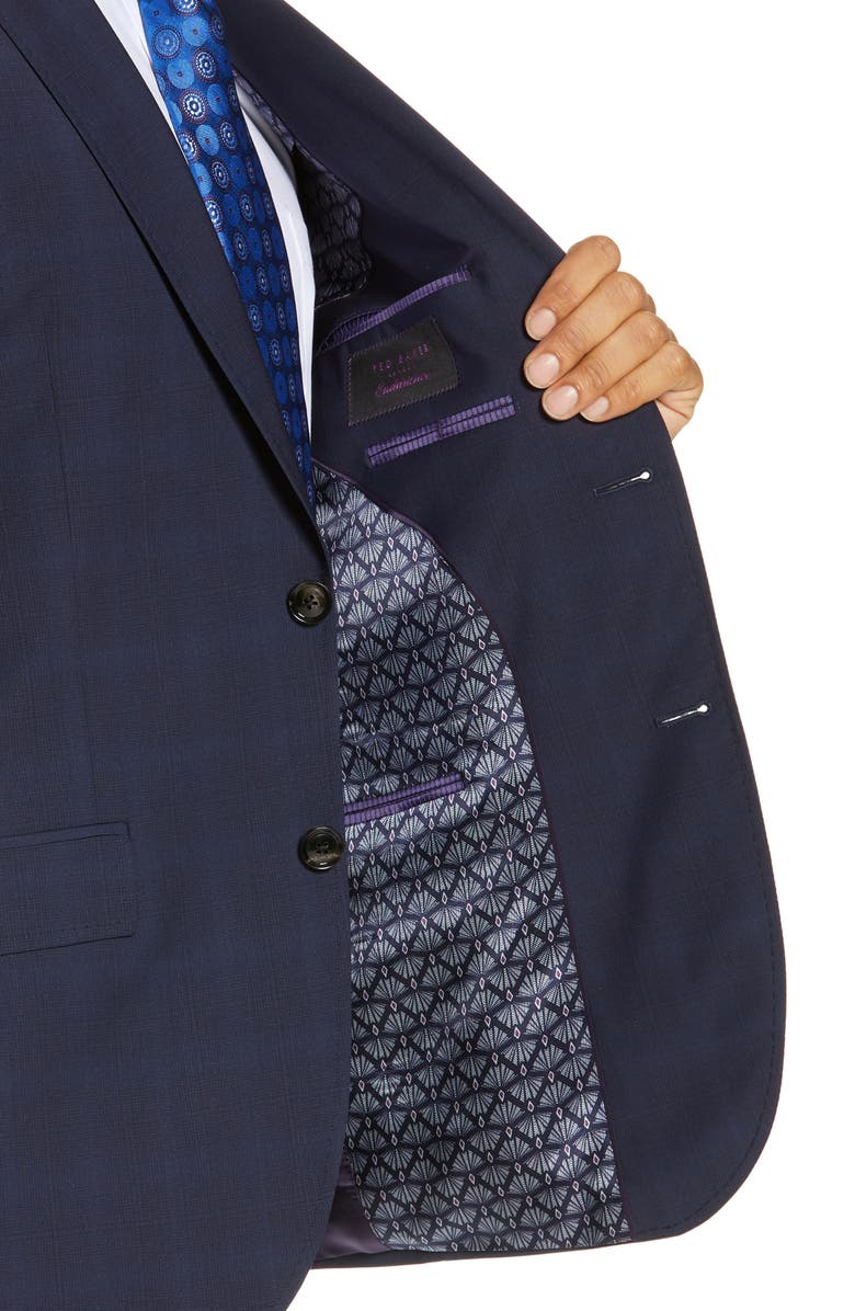 Ted Baker London Roger Slim Fit Solid Wool Suit, Alternate, color, 