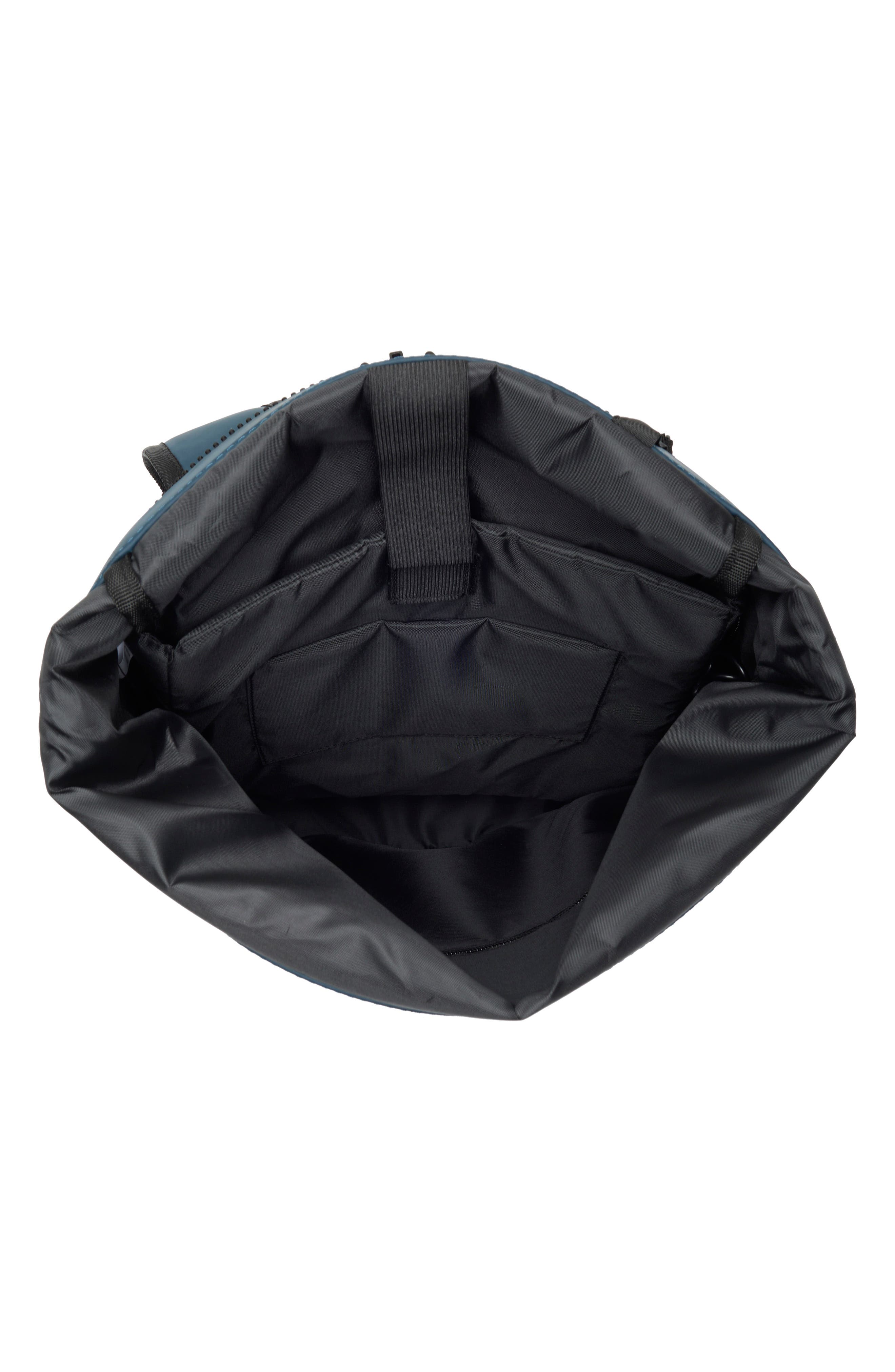 Roll Top Backpack, Alternate, color, BLUE