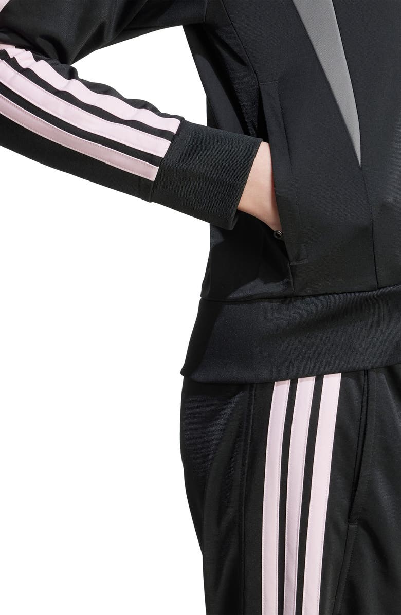 adidas 3-Stripes Fashion Track Jacket, Alternate, color, Black/ Grey