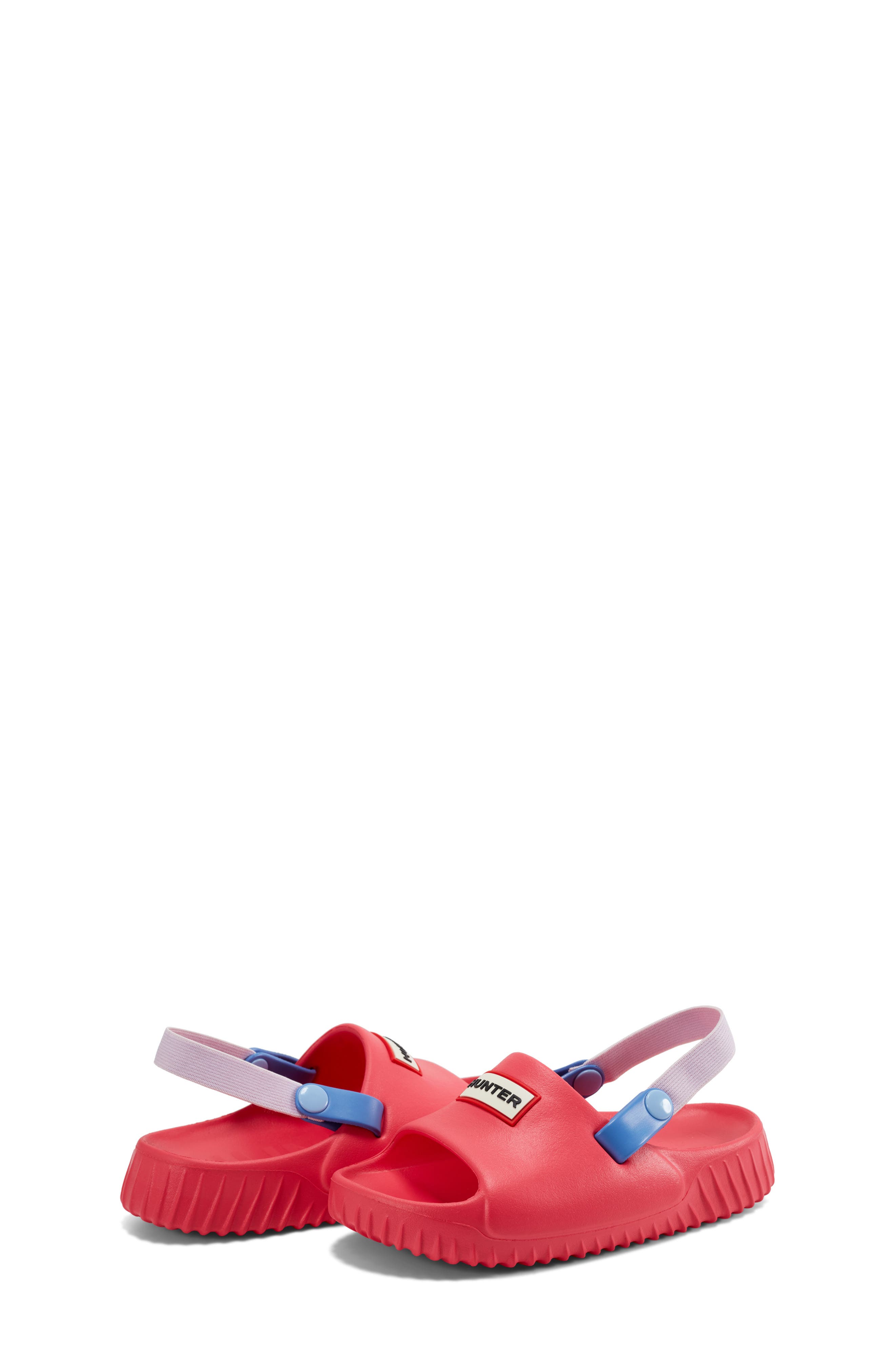Hunter Kids' Fern Slingback Sandal, Alternate, color, Medium Pink 660