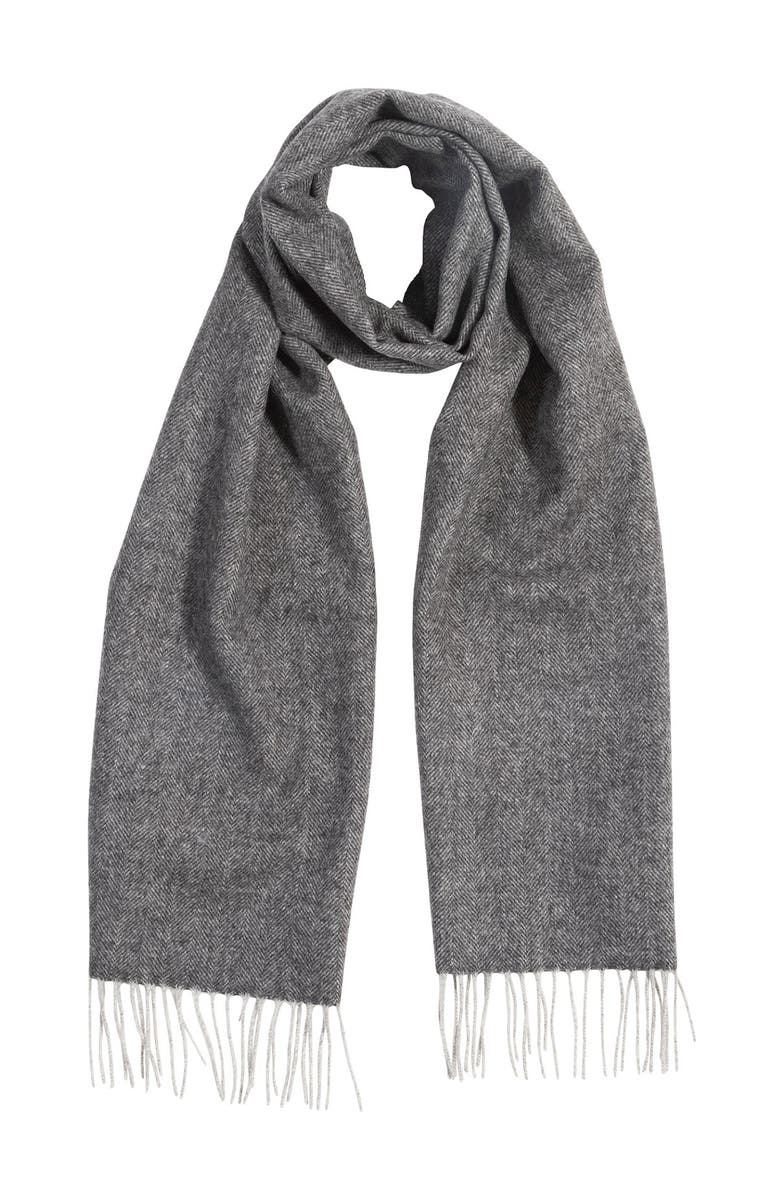 STEWART OF SCOTLAND Merino Wool Scarf, Main, color, 