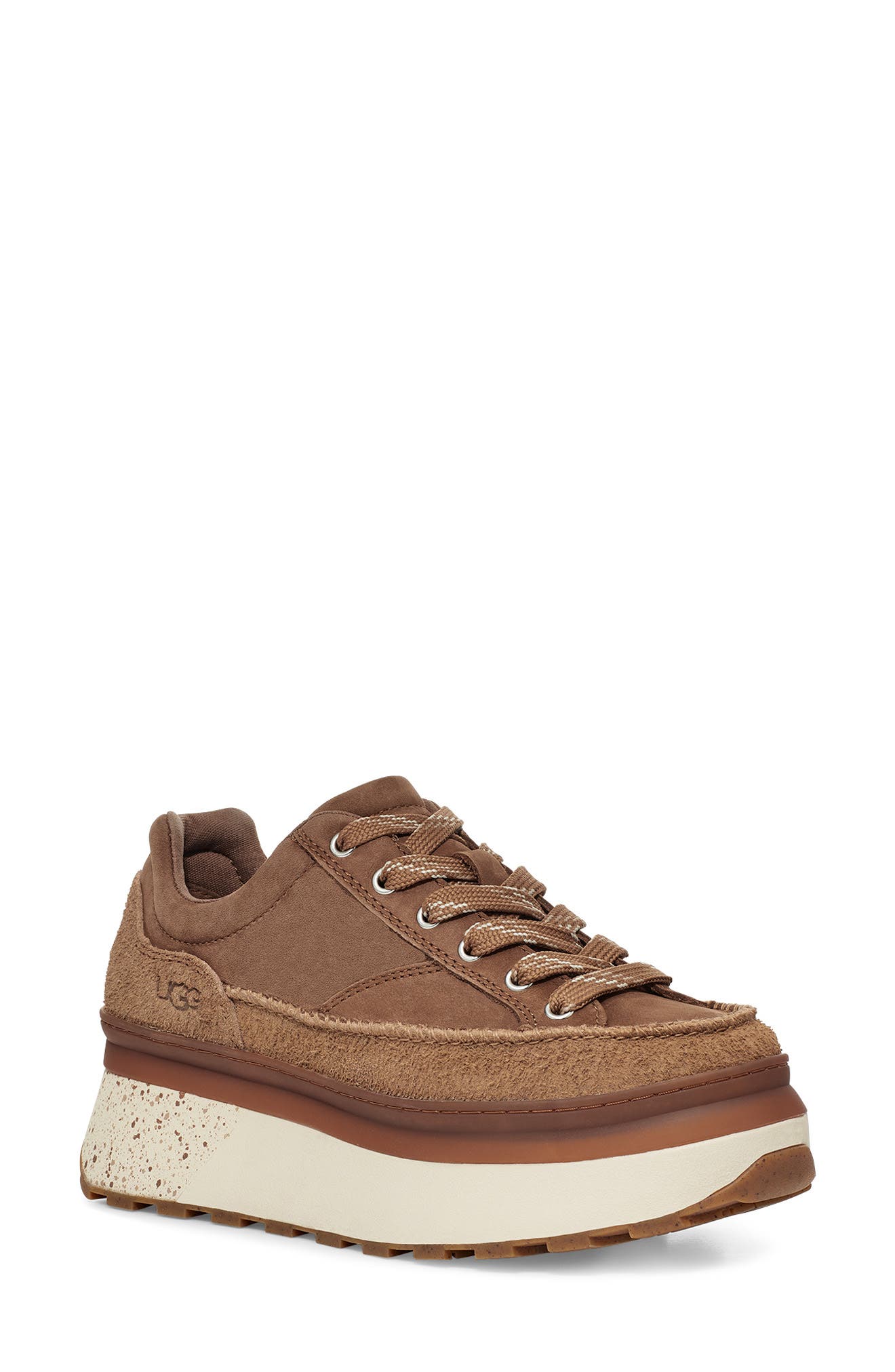 Marin Platform Sneaker, Main, color, CHESTNUT LEATHER