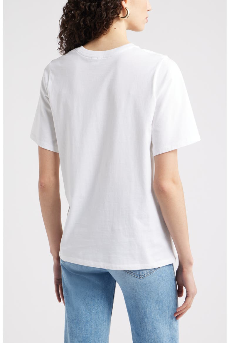 Relaxed Fit Pima Cotton Crewneck T-Shirt, Alternate, color, WHITE