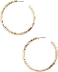 Nordstrom Large Sleek Tube Hoop Earrings