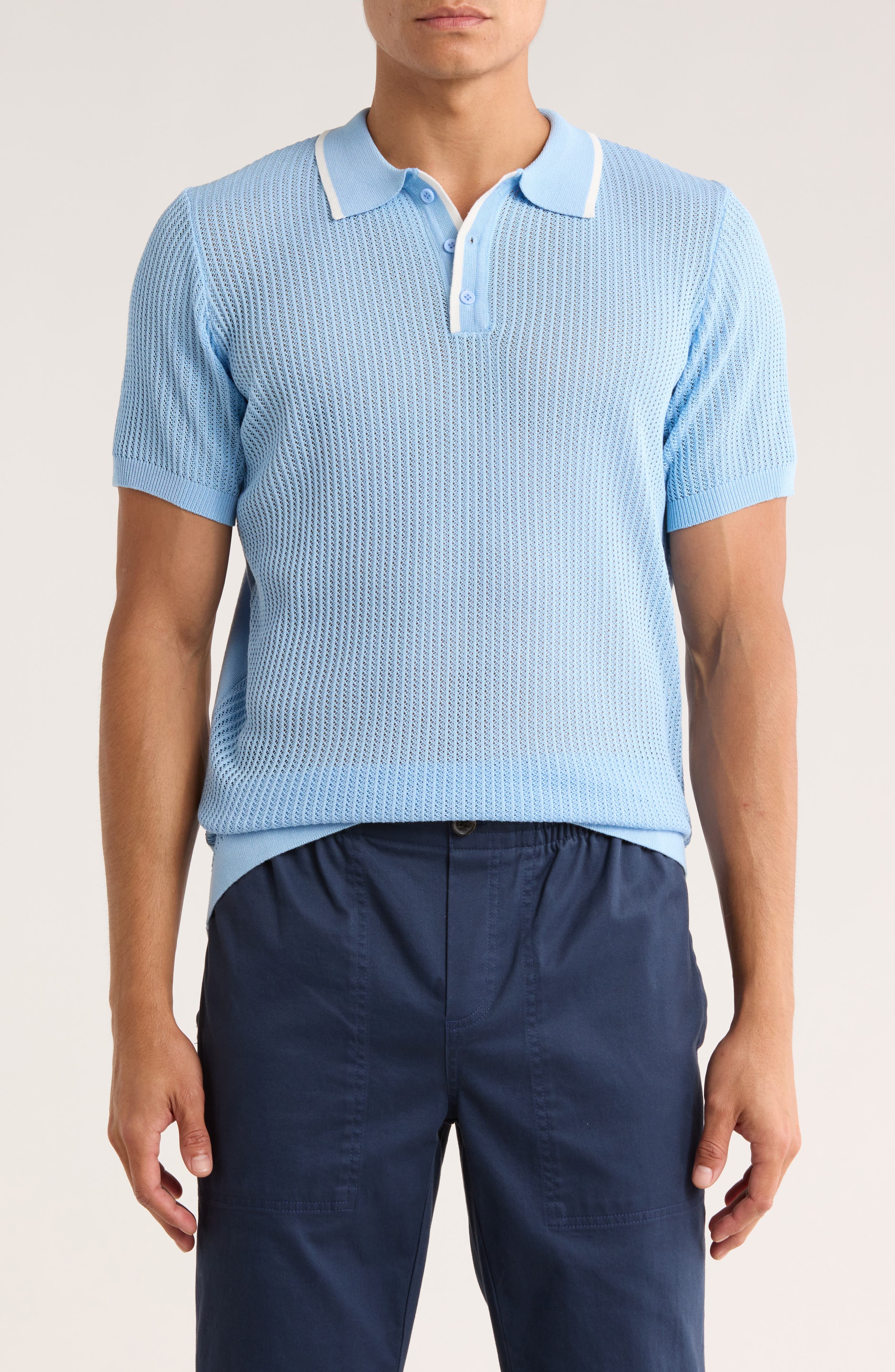 T.R. PREMIUM Short Sleeve Knit Sweater