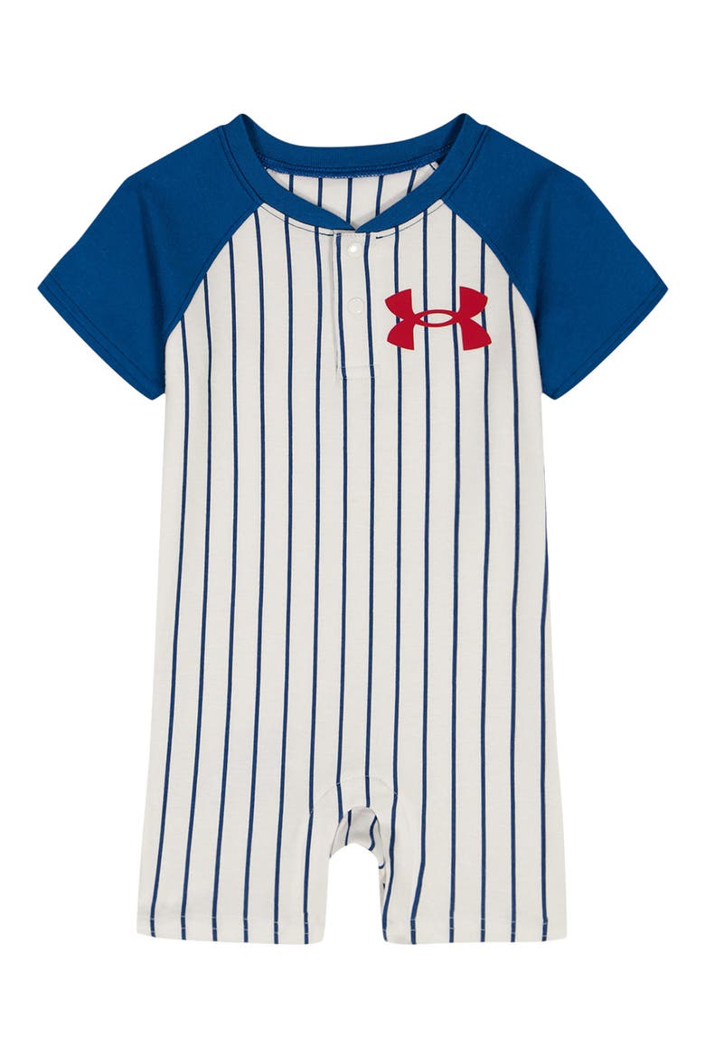 Baseball Romper, Main, color, VARSITY BLUE/WHITE