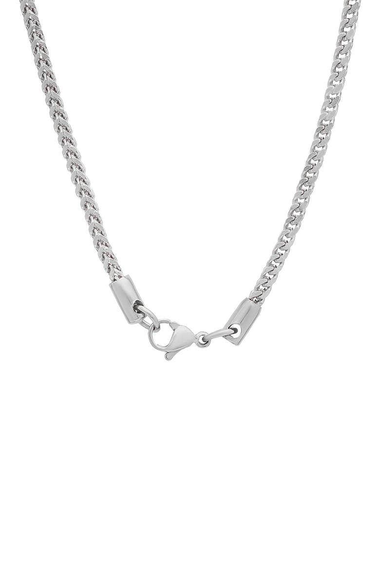 Men's Franco Stainless Steel 24" Chain Necklace, Alternate, color, METALLIC