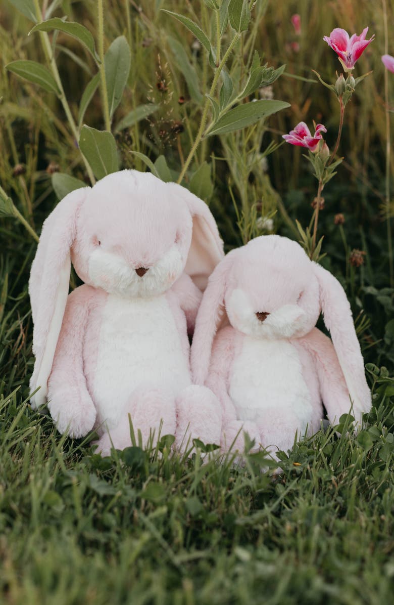 Bunnies by the Bay Little Floppy Nibble Bunny Stuffed Animal, Alternate, color, Pink