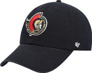 '47 Men's '47  Black Ottawa Senators Clean Up Adjustable Hat