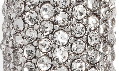 Kenneth Jay Lane Pavé Teardrop Earrings In Metallic