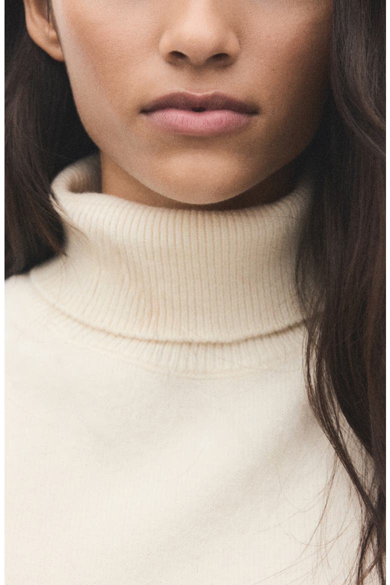 Baby Turtleneck Sleeveless Sweater, Alternate, color, LIGHT BEIGE