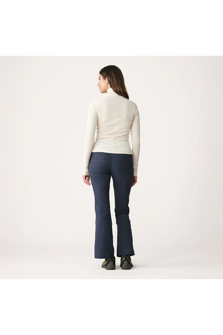 Ribbed Merino Turtleneck 02 - Women's, Alternate, color, Betula