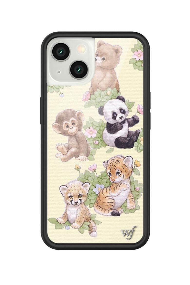Safari Babies iPhone Case, Alternate, color, Yellow