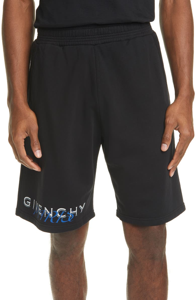 Givenchy Boxing Fit Amore Print Shorts, Main, color, 