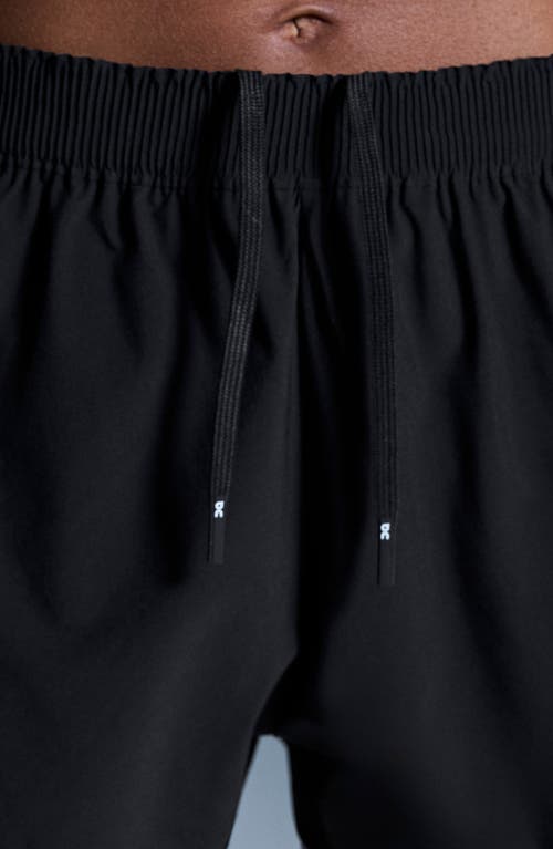 On Training Shorts In Black