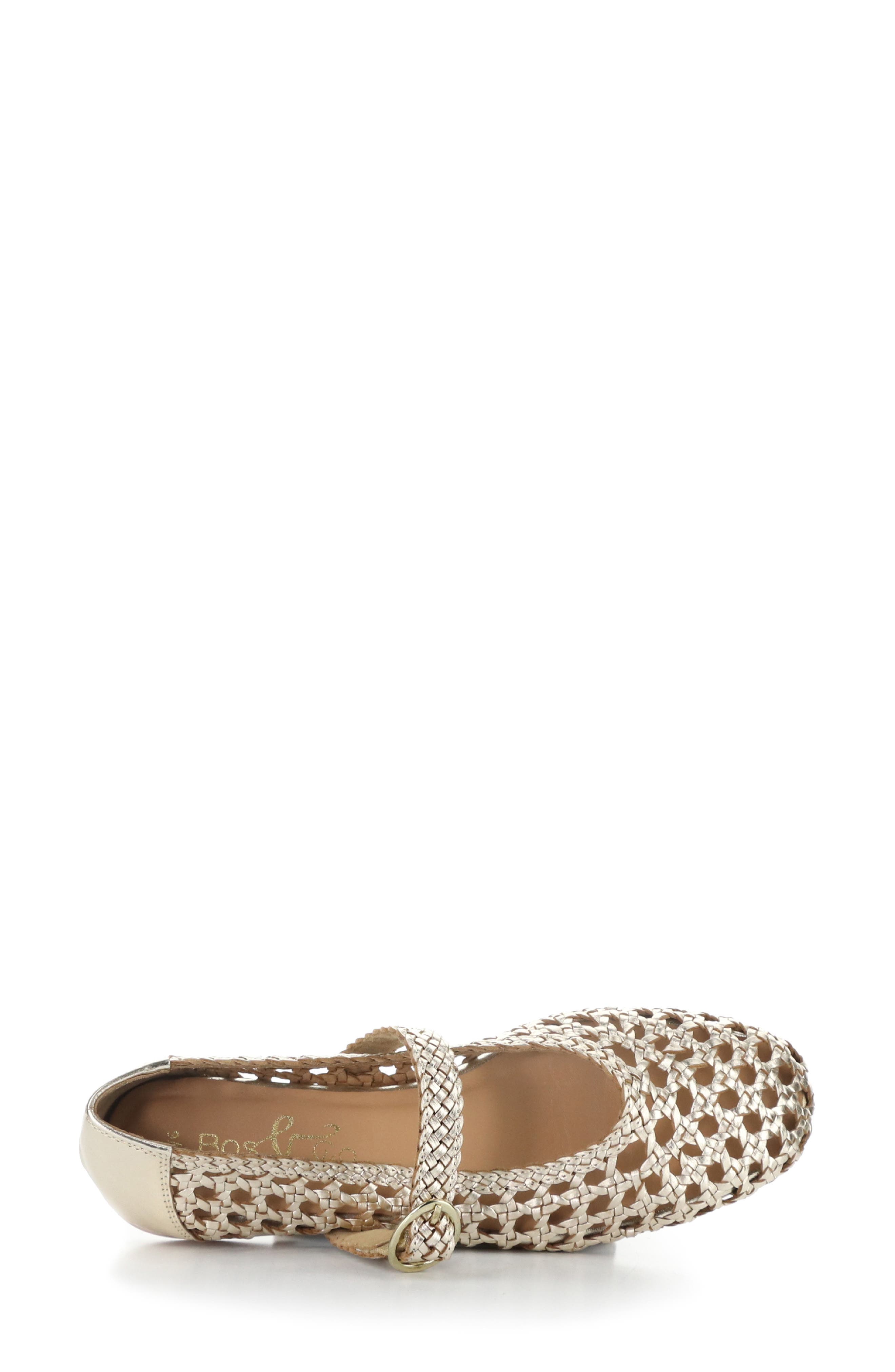 Wilda Mary Jane Flat, Alternate, color, GOLD