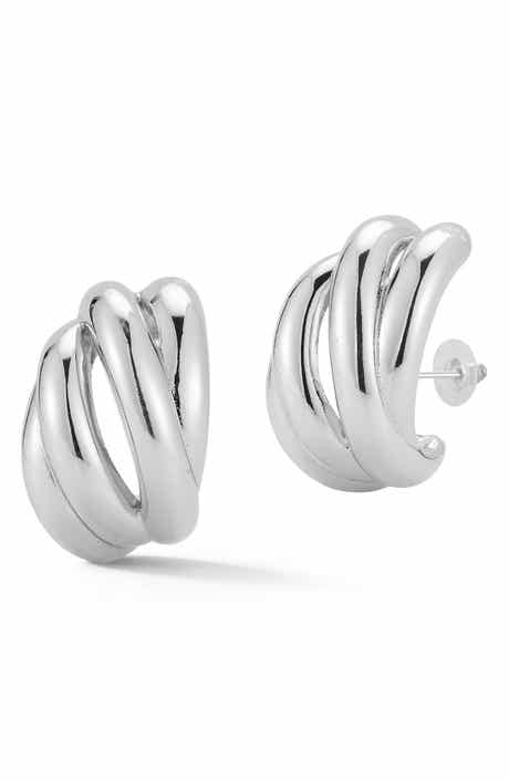 GLAZE JEWELRY Domed Stud Earrings