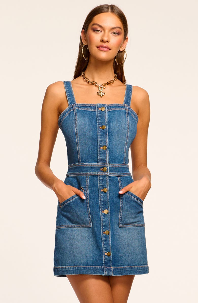 Ramy Brook Tammy Denim Minidress, Alternate, color,
