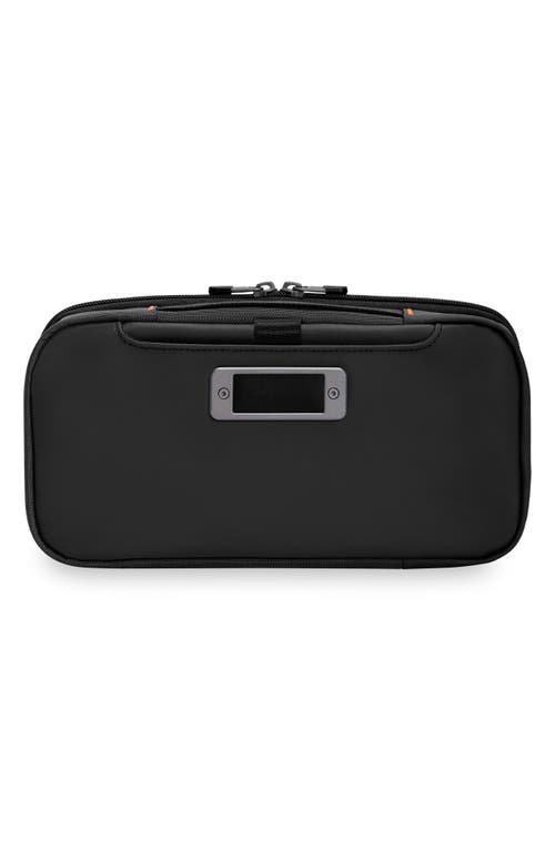 Briggs & Riley Zdx Hanging Toiletry Bag In Black