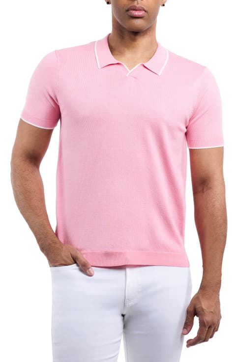 V-Neck Polo Sweater