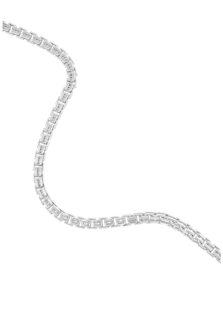 Men's Sterling Silver Box Chain Necklace, Alternate, color, SILVER