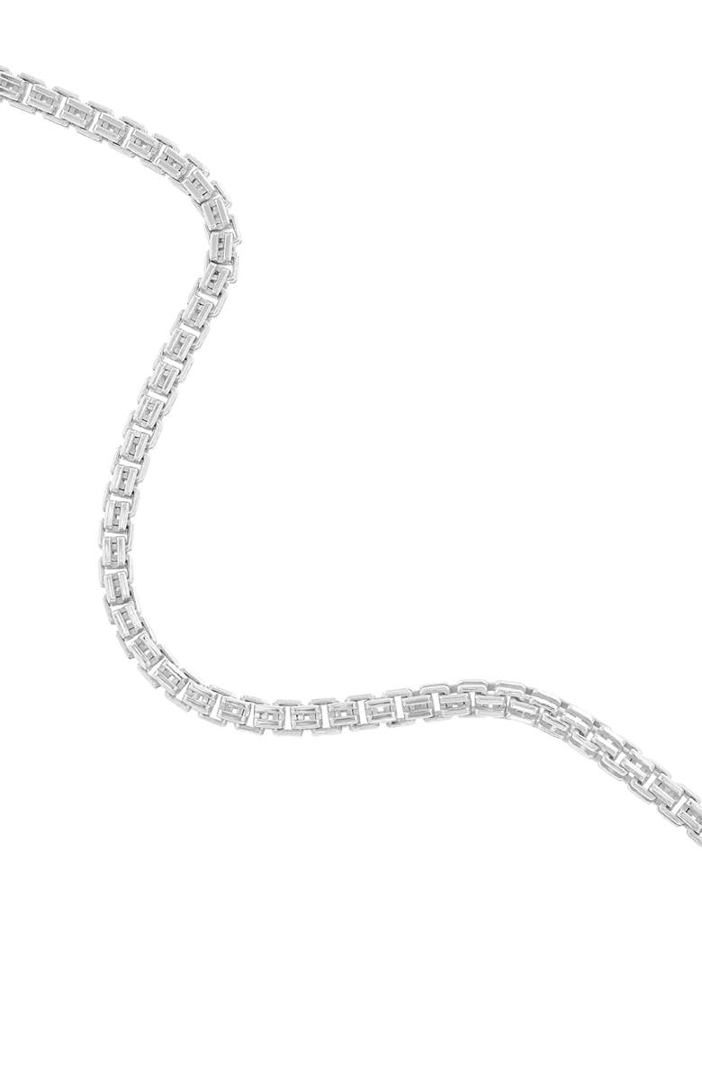 EFFY Men's Sterling Silver Box Chain Necklace, Alternate, color, Silver