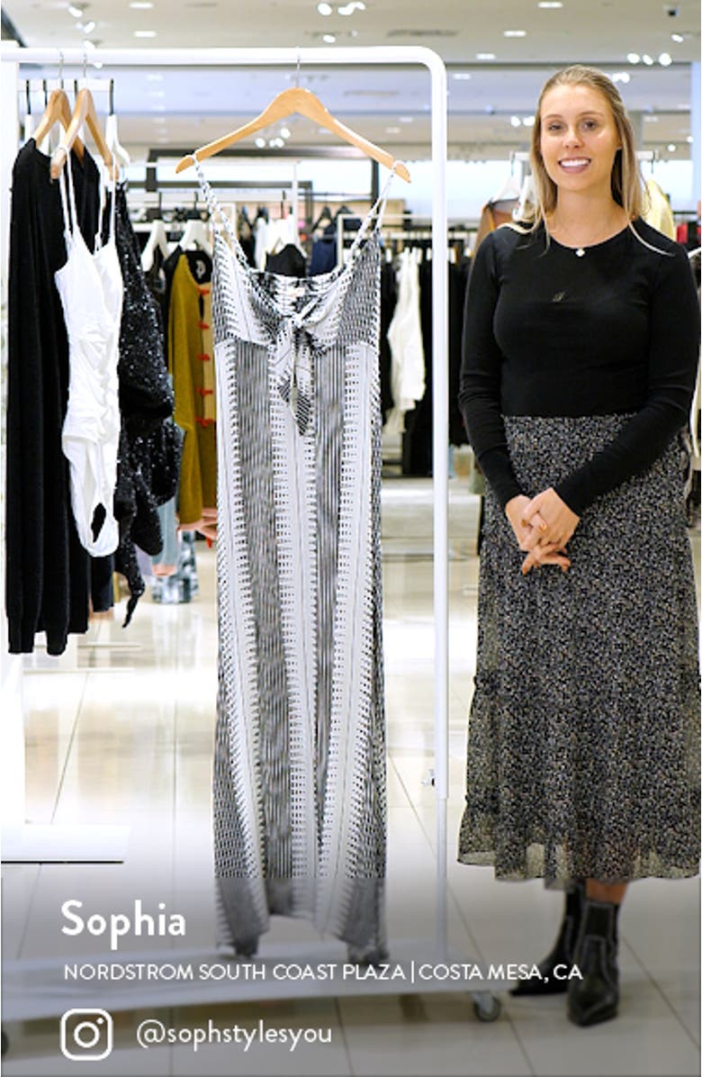 Cutout Tie Front Maxi Cover-Up Sundress, sales video thumbnail