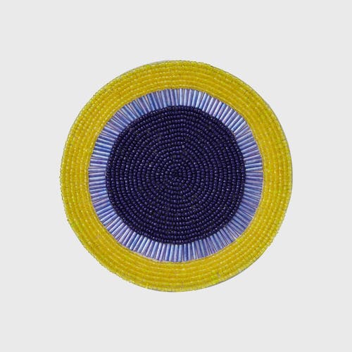 Joanna Buchanan Hand Beaded Coasters In Multi