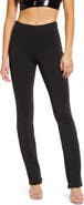 Good American Zip Hem Scuba Knit Pants