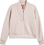 SPANX® AirEssentials Shawl Collar Quarter Zip Sweatshirt